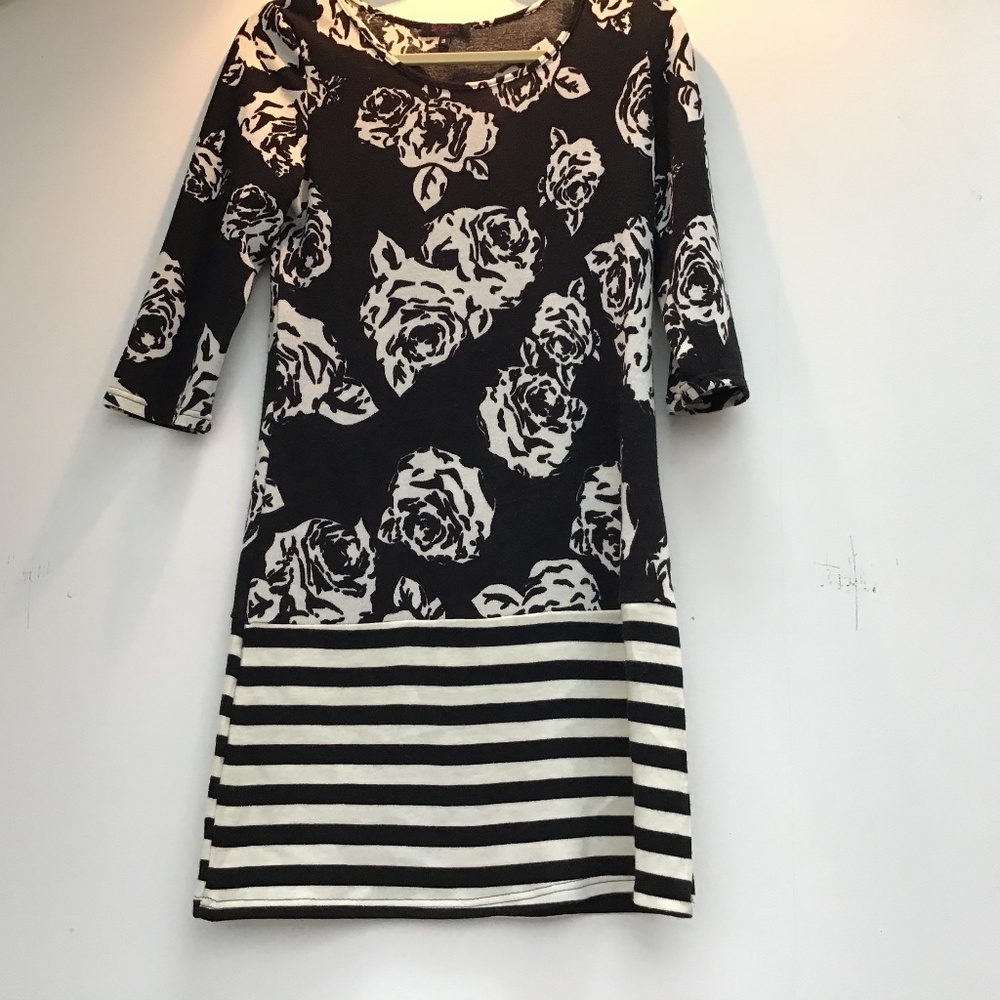 Floral Dress - Lightweight Knit